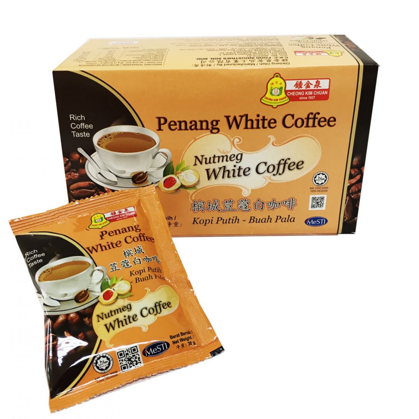 Nutmeg Coffee 3in1, 30g x 15